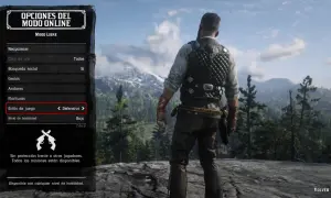 Menú de Red Dead Redemption 2: Estilo de juego "Defensivo". Una guía para el modo online.