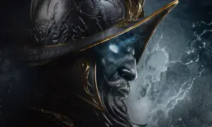 Un conquistador con ojos brillantes y un casco ornamentado, listo para explorar un nuevo mundo.