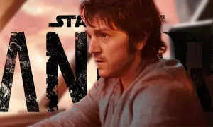 Cassian Andor, protagonista de Andor temporada 3, con mirada intensa.