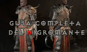 Guía completa del nigromante en Diablo 4. Armadura de hueso y cuernos, ideal para un build de diablo.