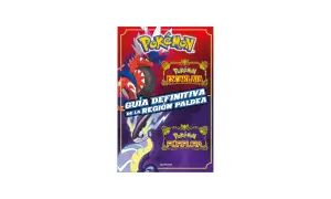 Guía definitiva de la Región Paldea de Pokémon Púrpura, con arte de Koraidon y Miraidon.
