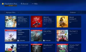 Explora juegos PS Plus Extra: Naruto Shippuden, Spider-Man, God of War, Mortal Kombat 11 y más. ¡Tu próxima aventura te espera!