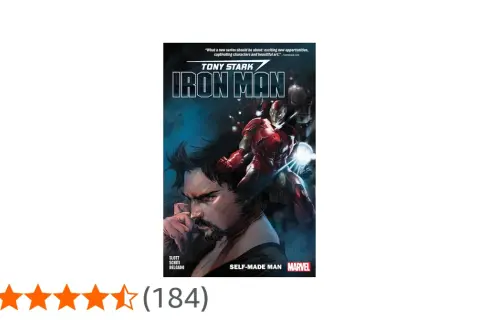 Tony Stark, el hombre detrás de Iron Man, en una portada de cómics de Marvel.