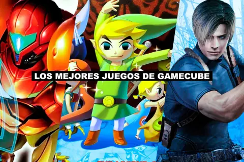 Samus Aran, Link y Leon S. Kennedy, protagonistas de los mejores juegos de GameCube, listos para la acción.