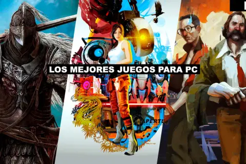 Un guerrero con armadura, Chell de Portal y dos hombres de Dishonored protagonizan esta lista de los mejores juegos pc.