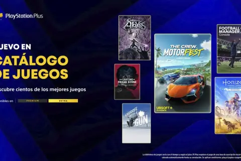 Novedades en el catálogo de juegos de PS Plus de abril: The Crew Motorfest, Football Manager 2026, Horizon Zero Dawn Remastered y más.