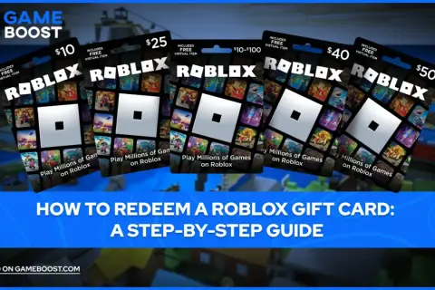 Tarjetas de regalo Roblox de varios valores ($10, $25, $40, $50) para canjear y jugar.