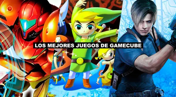 Samus Aran, Link y Leon S. Kennedy, protagonistas de los mejores juegos de GameCube, listos para la acción.