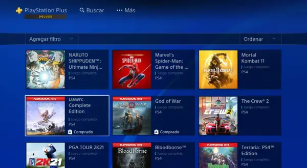 Explora juegos PS Plus Extra: Naruto Shippuden, Spider-Man, God of War, Mortal Kombat 11 y más. ¡Tu próxima aventura te espera!