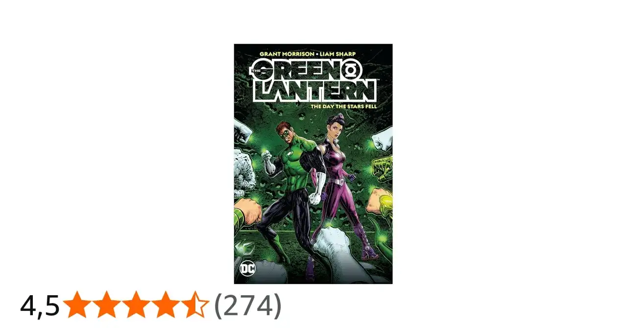 El cómic "The Green Lantern 2: The Day the Stars Fell" muestra a Green Lantern y a una compañera luchando contra una amenaza cósmica.