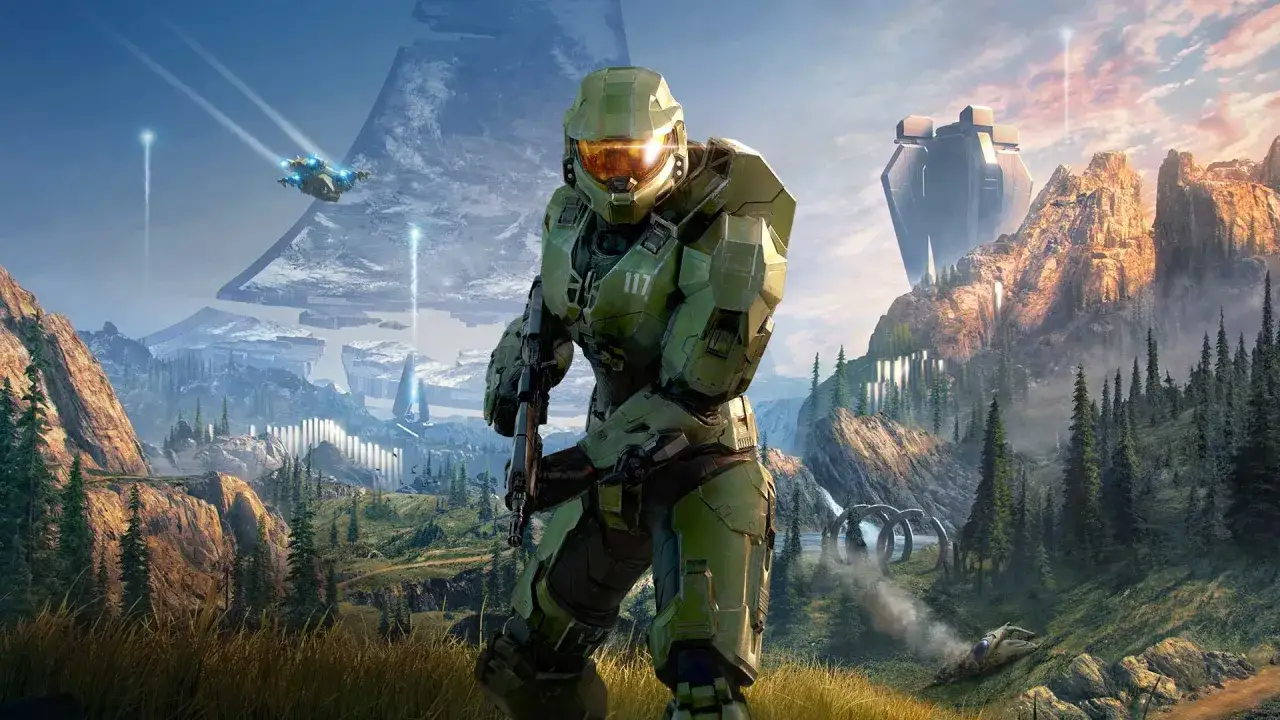 El Jefe Maestro se prepara para la acción en un paisaje épico, anticipando la temporada 3 de Halo.
