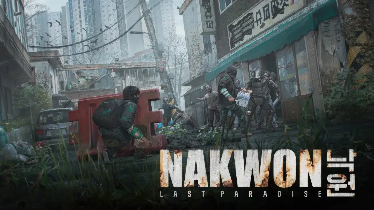 Un superviviente se esconde de zombis en una calle desolada, buscando refugio en Nakwon, el &uacute;ltimo para&iacute;so.