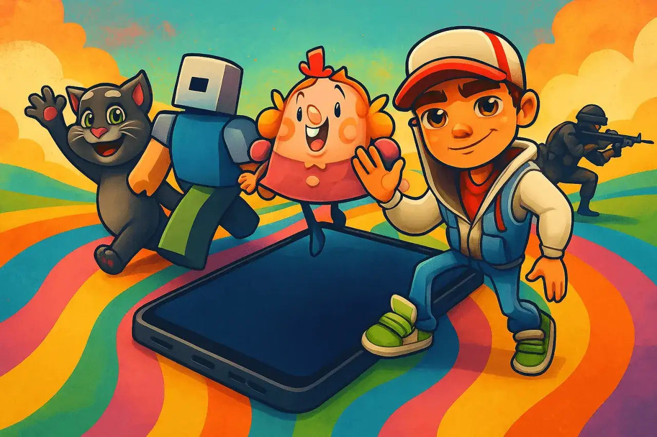 Personajes de videojuegos populares saltan de un m&oacute;vil, &iexcl;una muestra de los mejores juegos m&oacute;vil!