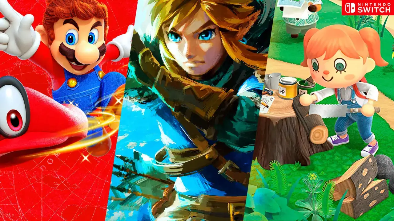 Mario, Link y un personaje de Animal Crossing, &iexcl;los mejores juegos Nintendo Switch!