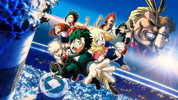 Deku y sus amigos listos para la acción. ¡El orden para ver My Hero Academia es esencial para entender su viaje!