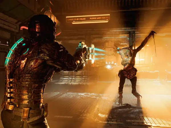 Isaac Clarke, en su armadura, se enfrenta a un necromorfo en el remake de Dead Space. ¡Una guía para sobrevivir!